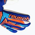 Guanti da portiere per bambini Reusch Attrakt Freegel Advance Junior sharp blue/shocking orange 6