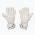 Guanti da portiere per bambini Reusch Attrakt AB1 Advance Junior white/gold 3