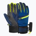 Guanti da sci per bambini Reusch Leo R-Tex XT black/imperial blue/safety yellow