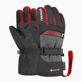 Guanti da sci per bambini Reusch Rocket GORE-TEX black/black melange/fire red
