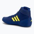 Scarpe da wrestling per bambini adidas Havoc 2 blu giallo 3