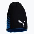 PUMA Liga Reversible Beanie berretto invernale blu elettrico limonato/puma nero