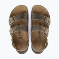 Sandali da uomo BIRKENSTOCK Milano Crosstown Oiled Leather Regular faded khaki 11
