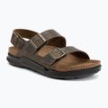 Sandali da uomo BIRKENSTOCK Milano Crosstown Oiled Leather Regular faded khaki