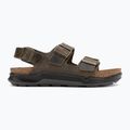 Sandali da uomo BIRKENSTOCK Milano Crosstown Oiled Leather Regular faded khaki 2