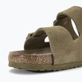 BIRKENSTOCK Arizona Suede Regular infradito color cachi sbiadito 8