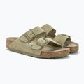 BIRKENSTOCK Arizona Suede Narrow infradito color cachi sbiadito 4