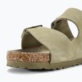 BIRKENSTOCK Arizona Suede Narrow infradito color cachi sbiadito 8