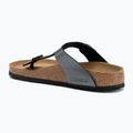 Infradito donna BIRKENSTOCK Gizeh BF Regular nero metallizzato 3