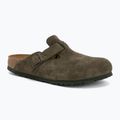 Ciabatte BIRKENSTOCK Boston Suede Leather thyme