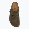 Ciabatte BIRKENSTOCK Boston Suede Leather thyme 5