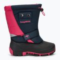 KangaROOS Kanga-Bean II, stivali da neve junior blu scuro / rosa margherita 2
