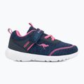 Scarpe per bambini KangaROOS KY-Chummy EV dark navy/fandango pink 2