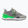 KangaROOS KD-Gym EV scarpe da bambino grigio vapore/verde neon 8