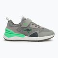 KangaROOS KD-Gym EV scarpe da bambino grigio vapore/verde neon 2