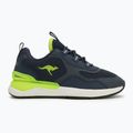KangaROOS KD-Road scarpe da bambino dark navy/lime 2