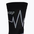 CEP Heartbeat calze da corsa a compressione da uomo nero WP3CKC2 3