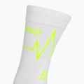CEP Heartbeat calze da corsa a compressione da donna, bianco WP2CPC2 3