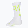 CEP Heartbeat calze da corsa a compressione da uomo, bianco WP3CPC2 2
