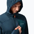 Felpa VAUDE Monviso Fleece II da uomo verde scuro/marino 3