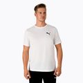 Maglietta da allenamento da uomo PUMA Active Small Logo puma bianco