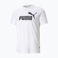 PUMA Ess Logo Tee Uomo puma bianco