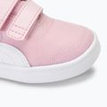 PUMA Courtflex v2 Mesh V Inf rosa donna/puma bianco scarpe da bambino 7