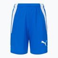 Pantaloncini da calcio da bambino PUMA Teamliga blu elettrico/lemonade