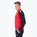 Felpa da calcio PUMA Teamliga 1/4 Zip Top uomo rosso/puma nero 3