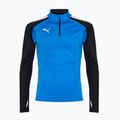 Felpa da calcio da uomo PUMA Teamliga 1/4 Zip Top blu elettrico limonato/puma nero