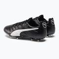 Scarpe da calcio da uomo PUMA King Platinum 21 FG/AG puma nero/puma bianco 3