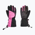 ZIENER Laval AS AW vblack fucsia rosa guanto da sci per bambini