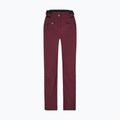 Pantaloni da sci da donna ZIENER Tilla velluto rosso 4