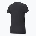 PUMA ESS+ Metallic Logo Tee Donna puma nero/argento metallizzato 2