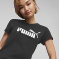 PUMA ESS+ Metallic Logo Tee Donna puma nero/argento metallizzato 5