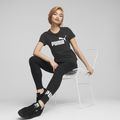 PUMA ESS+ Metallic Logo Tee Donna puma nero/argento metallizzato 7