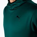 Felpa da allenamento da uomo PUMA Train All Day PWR Fleece Hd verde varsity/puma nero 7