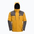 Giacca Jack Wolfskin 3 in 1 da uomo Jasper 2L curry 8