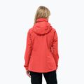 Jack Wolfskin Stormy Point 2L, giacca da pioggia da donna rosso vivo 2