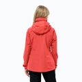 Jack Wolfskin Stormy Point 2L, giacca da pioggia da donna rosso vivo 2