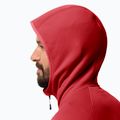 Felpa in pile da uomo Jack Wolfskin Baiselberg Hooded FZ red glow 3