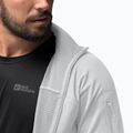 Giacca da trekking Jack Wolfskin da uomo Prelight FZ grigio freddo 4