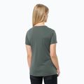 Jack Wolfskin T-shirt trekking donna Tech hedge verde 2