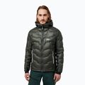 Jack Wolfskin Uomo Alpspitze Down Hoody verde ardesia