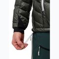 Jack Wolfskin Uomo Alpspitze Down Hoody verde ardesia 5