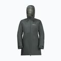 Giacca antipioggia da donna Jack Wolfskin Heidelstein Ins verde ardesia 7