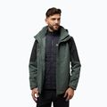 Giacca Jack Wolfskin 3In1 da uomo Romberg verde ardesia 2