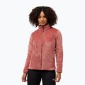 Jack Wolfskin donna Rotwand 3In1 felpa in pile rosso ocra 4