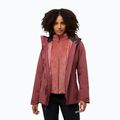 Jack Wolfskin donna Rotwand 3In1 felpa in pile rosso ocra 2
