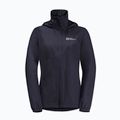 Jack Wolfskin Stormy Point 2L, giacca da pioggia da donna, grafite 7